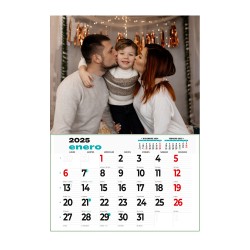 Calendario Pared Horizontal con Faldilla 2uds