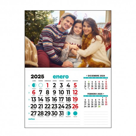 Calendario con Imán Vertical con Faldilla 8 uds.